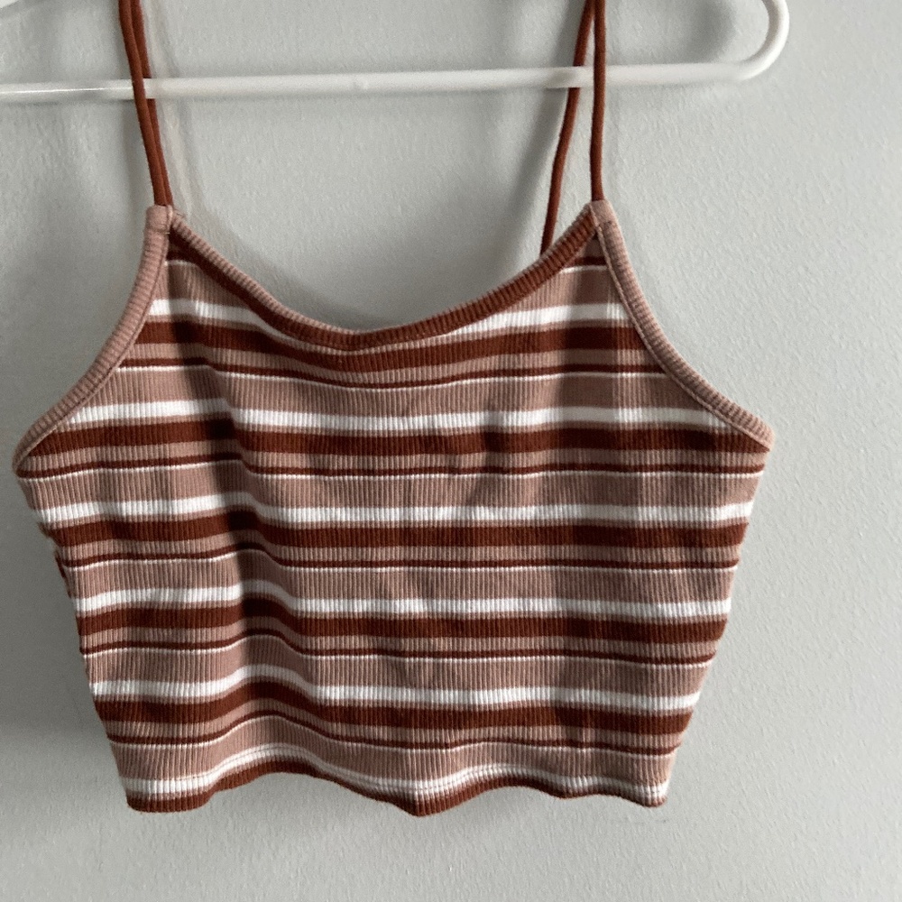Crop Tank with Tiny Straps